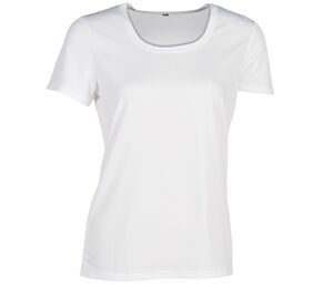 Sans Étiquette SE101 - T-Shirt Sportiva Da Donna Senza Etichetta Bianco