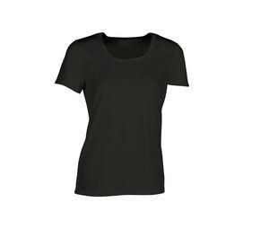 Sans Étiquette SE101 - T-Shirt Sportiva Da Donna Senza Etichetta Nero