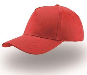 Atlantis AT002 - Cappello a 5 pannelli per bambini Rosso