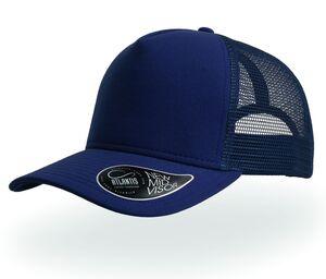 Atlantis AT083 - Cappellino Rapper Jersey Blu navy