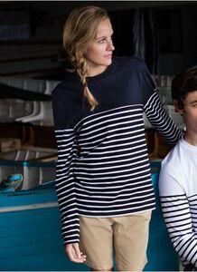 Front row FR134 - Maglietta a maniche lunghe Navy/White