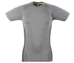 Tombo TL515 - T-shirt Aderente da Uomo Grey Marl