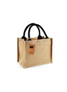 Westford mill WM412 - Mini borsa GIFT in iuta Natural/Black