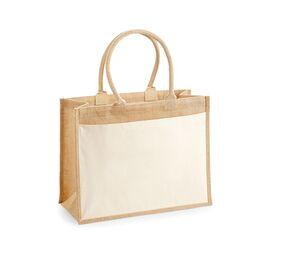 WestFord Mill WM427 - Borsa shopper in cotone pucket iuta