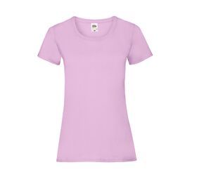 Fruit of the Loom SC600 - Maglietta Donna Slim Light Pink