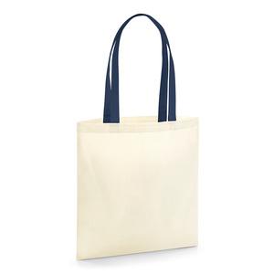 Westford mill W801C - EARTHAWARE™ BAG FOR LIFE - BORSA BIO MANICI A CONTRASTO Natural/French Navy