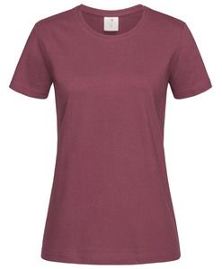 Stedman STE2600 - T-shirt Crewneck Classic-T SS for her Burgundy Red
