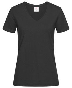 Stedman STE2700 - T-shirt con collo a V da donna Black Opal