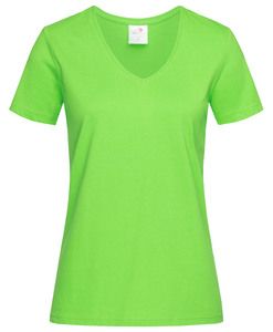 Stedman STE2700 - T-shirt con collo a V da donna Kiwi Green