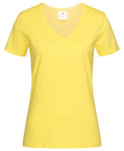 Stedman STE2700 - T-shirt con collo a V da donna Giallo oro