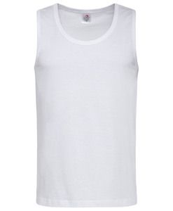 Stedman STE2800 - T-shirt senza maniche da uomo Bianco