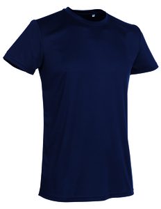 Stedman STE8000 - T-shirt con girocollo da uomo ACTIVE SPORT Blue Midnight
