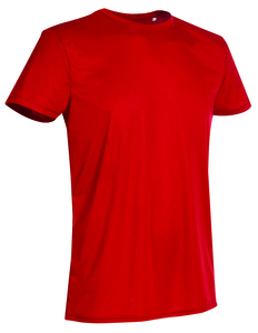 Stedman STE8000 - T-shirt con girocollo da uomo ACTIVE SPORT Crimson Red