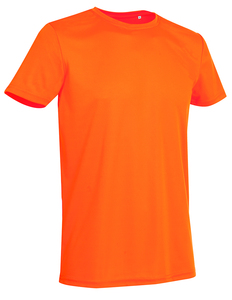 Stedman STE8000 - T-shirt con girocollo da uomo ACTIVE SPORT Cyber Orange