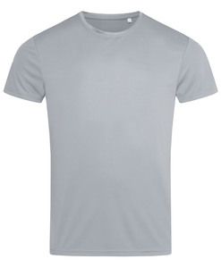 Stedman STE8000 - T-shirt con girocollo da uomo ACTIVE SPORT Silver Grey