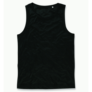 Stedman STE8010 - T-shirt senza maniche da uomo ACTIVE SPORT Black Opal