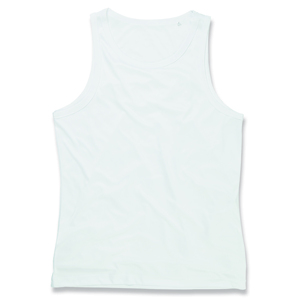 Stedman STE8010 - T-shirt senza maniche da uomo ACTIVE SPORT Bianco