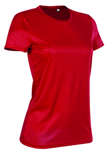 Stedman STE8100 - T-shirt con girocollo da donna ACTIVE SPORT Crimson Red