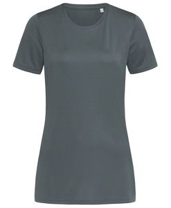 Stedman STE8100 - T-shirt con girocollo da donna ACTIVE SPORT Granite Grey