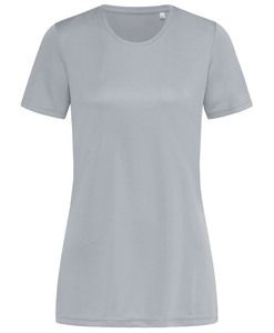 Stedman STE8100 - T-shirt con girocollo da donna ACTIVE SPORT Silver Grey