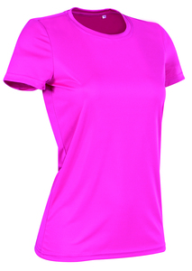 Stedman STE8100 - T-shirt con girocollo da donna ACTIVE SPORT Sweet Pink