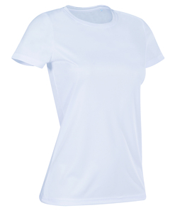 Stedman STE8100 - T-shirt con girocollo da donna ACTIVE SPORT Bianco