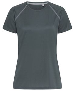 Stedman STE8130 - T-shirt con girocollo da donna Granite Grey