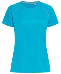 Stedman STE8130 - T-shirt con girocollo da donna Hawaii Blue