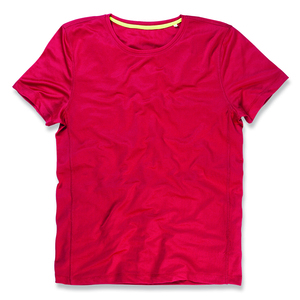 Stedman STE8400 - T-shirt con girocollo da uomo Crimson Red