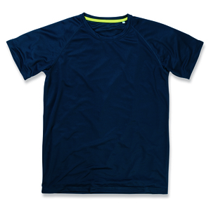 Stedman STE8410 - T-shirt con girocollo da uomo Marina Blue