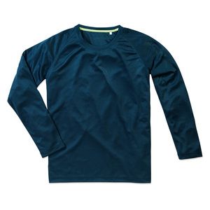 Stedman STE8420 - T-shirt manica lunga da uomo ACTIVE 140 Marina Blue