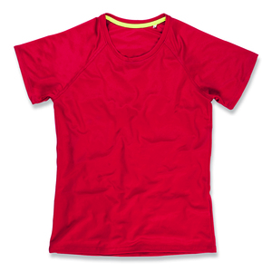 Stedman STE8500 - T-shirt con girocollo da donna ACTIVE Crimson Red