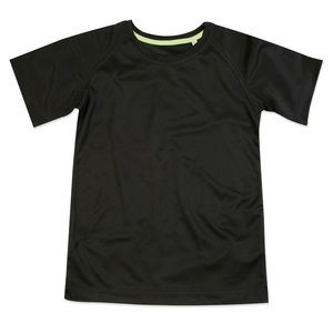 Stedman STE8570 - T-shirt con girocollo per bambini ACTIVE Black Opal