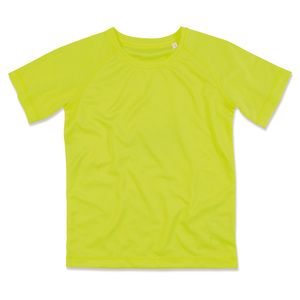 Stedman STE8570 - T-shirt con girocollo per bambini ACTIVE Cyber Yellow