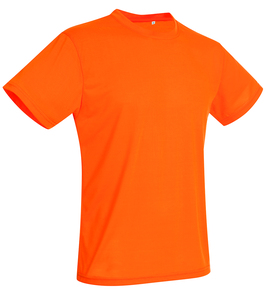 Stedman STE8600 - T-shirt con girocollo da uomo Cyber Orange