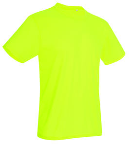 Stedman STE8600 - T-shirt con girocollo da uomo Cyber Yellow