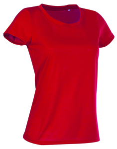 Stedman STE8700 - T-shirt con girocollo da donna  Crimson Red