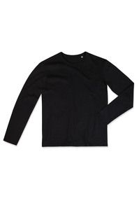 Stedman STE9040 - T-shirt manica lunga da uomo MORGAN Black Opal