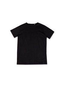 Stedman STE9100 - T-shirt con girocollo da uomo FINEST COTTON Black Opal