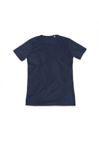 Stedman STE9100 - T-shirt con girocollo da uomo FINEST COTTON Marina Blue