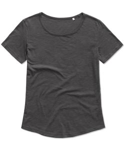 Stedman STE9320 - T-shirt con girocollo da donna ORGANIC Slate Grey