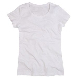 Stedman STE9500 - T-shirt con girocollo da donna SHARON Bianco