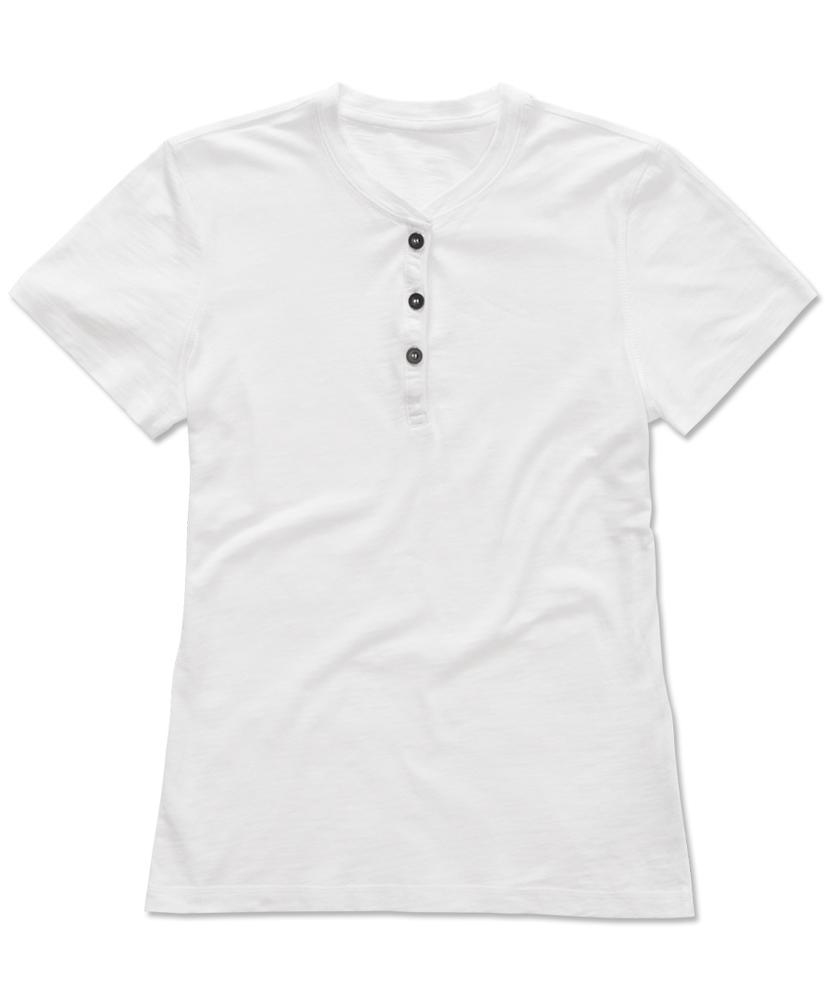 Stedman STE9530 - T-shirt a collo rotondo con bottoni da donna SHARON