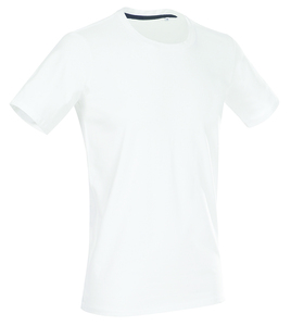 Stedman STE9600 - T-shirt con girocollo da uomo CLIVE Bianco