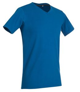 Stedman STE9610 - T-shirt con collo a V da uomo CLIVE King Blue