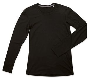 Stedman STE9620 - T-shirt manica lunga da uomo CLIVE Black Opal