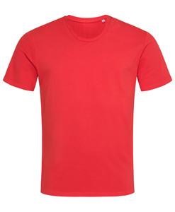 Stedman STE9630 - T-shirt con girocollo da uomo RELAX Scarlet Red