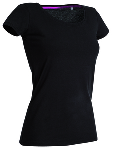 Stedman STE9700 - T-shirt con girocollo da donna CLAIRE Black Opal