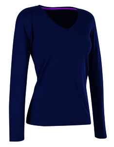 Stedman STE9720 - T-shirt manica lunga da donna CLAIRE Marina Blue