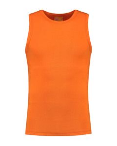 Lemon & Soda LEM1195 - Tanktop 1x1 Rib Arancio